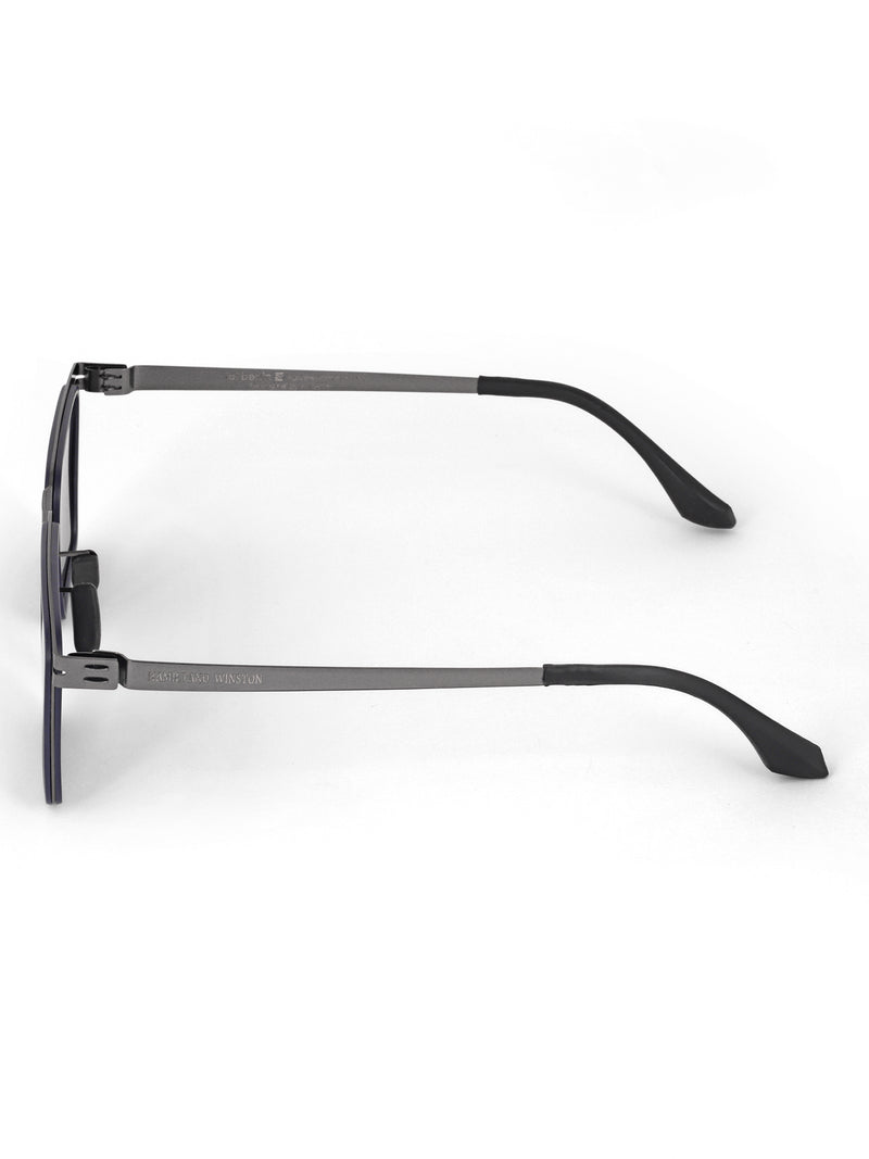 Matt blue wayfarer mens sunglasses