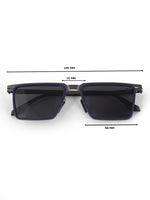 Matt blue wayfarer mens sunglasses