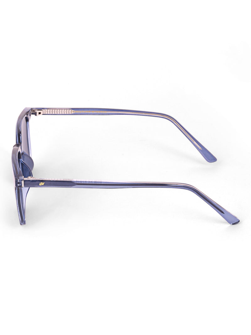 Blue wayfarer mens sunglasses