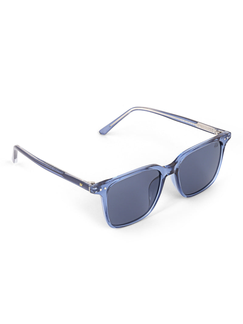 Blue wayfarer mens sunglasses