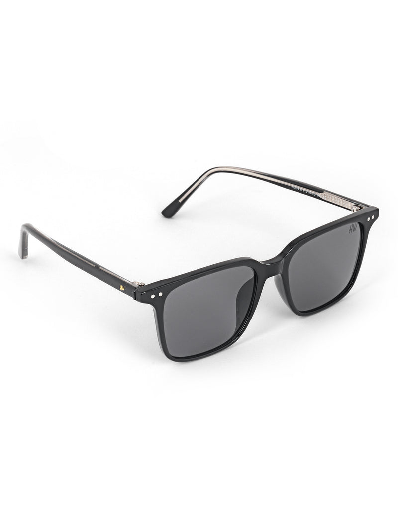 Black wayfarer mens sunglasses