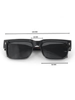 Black wayfarer mens sunglasses