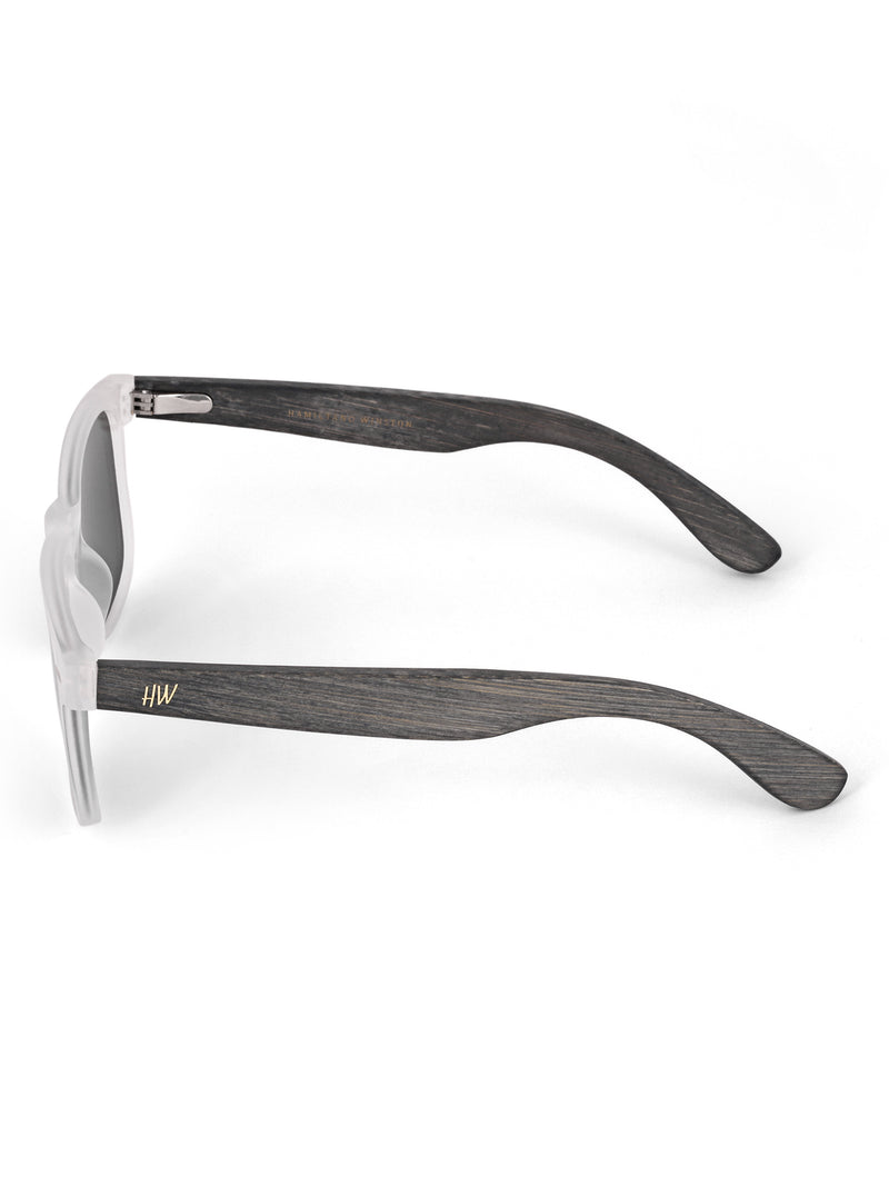 Black transparent mens sunglasses