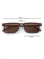 Brown  wayfarer mens sunglasses