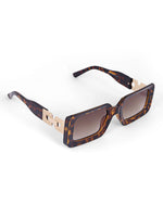 Leopard wafarer sunlasses