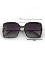 Womens oversize square sunglasses