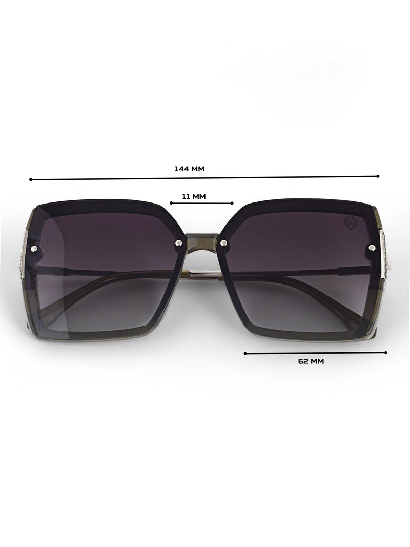 Womens oversize square sunglasses