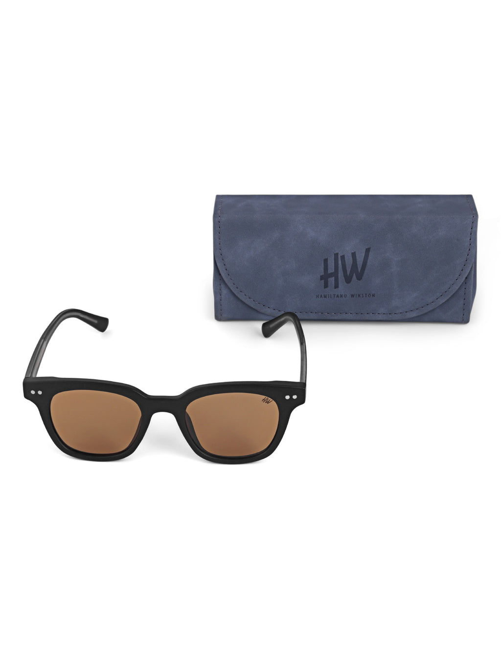 Black brown mens pento sunglasses