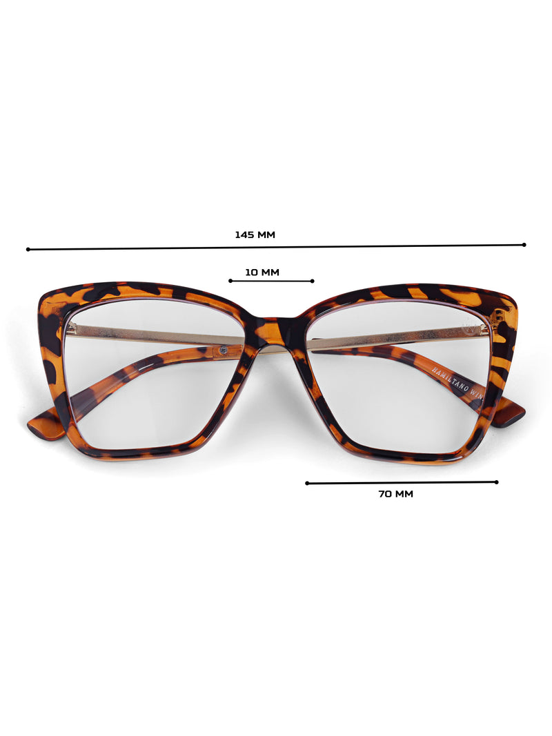 Cateye leopard optical frame