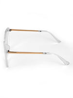 Cateye womens transparent optical