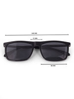 Black wayfarer mens sunglasses