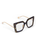 Oversize leopard fashion optical