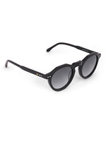 Black round mens sunglasses
