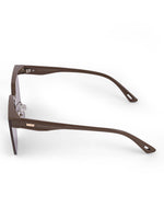Brown oversize womens sunglasses