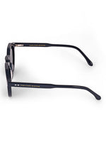 Black round mens sunglasses