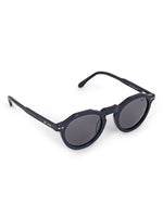 Black round mens sunglasses