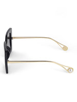 Womens oversize black sunglasses