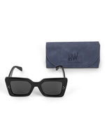 Black womens square sunglasses