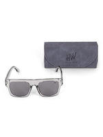 Grey wayfarer mens sunglasses