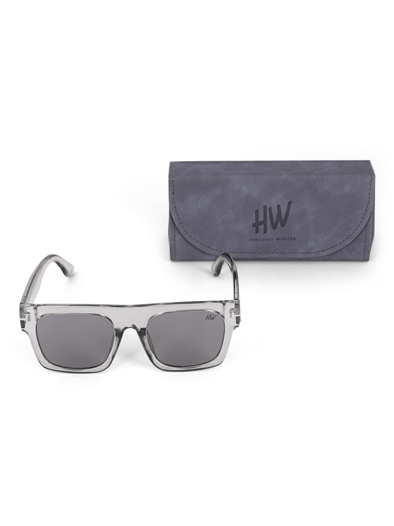 Grey wayfarer mens sunglasses