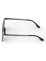 Grey black mens wayfarer sunglasses