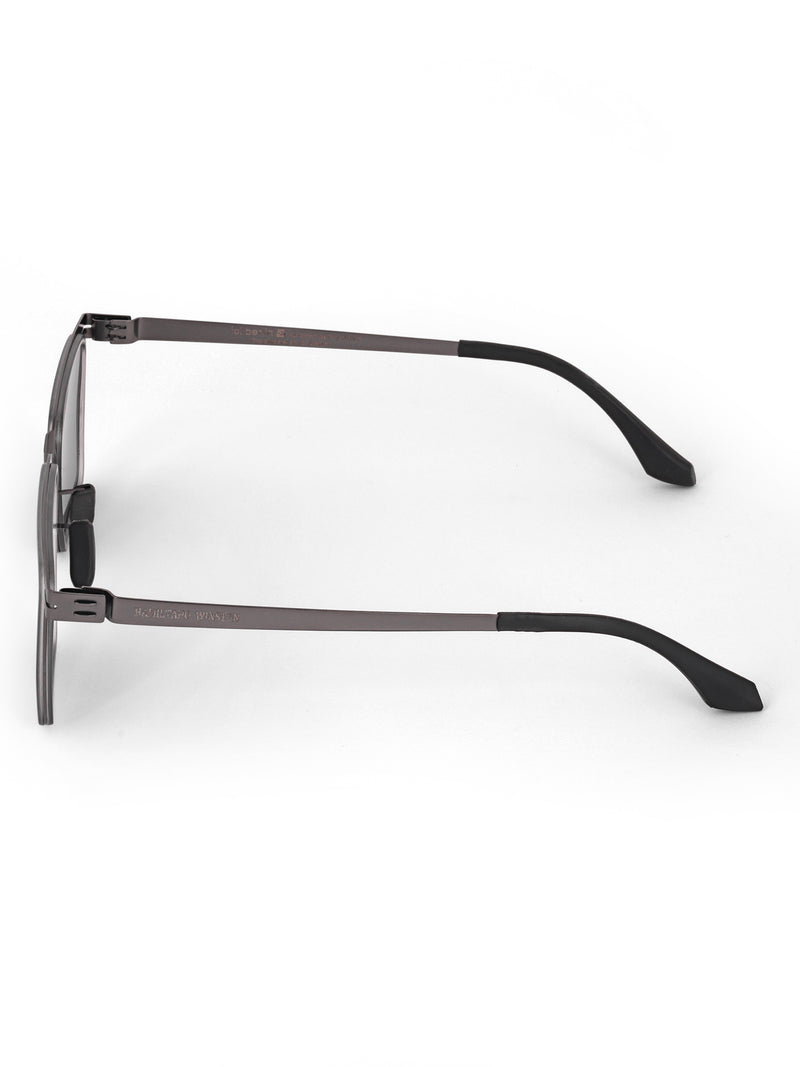 Grey black mens wayfarer sunglasses