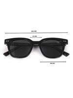 Black womens wayfarer sunglasses