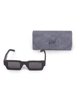 Matt black mens wayfarer mens sunglasses