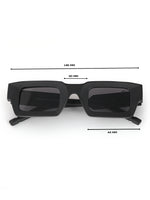 Matt black mens wayfarer mens sunglasses