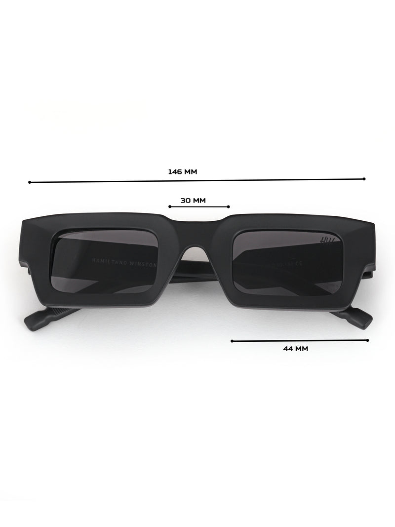 Matt black mens wayfarer mens sunglasses