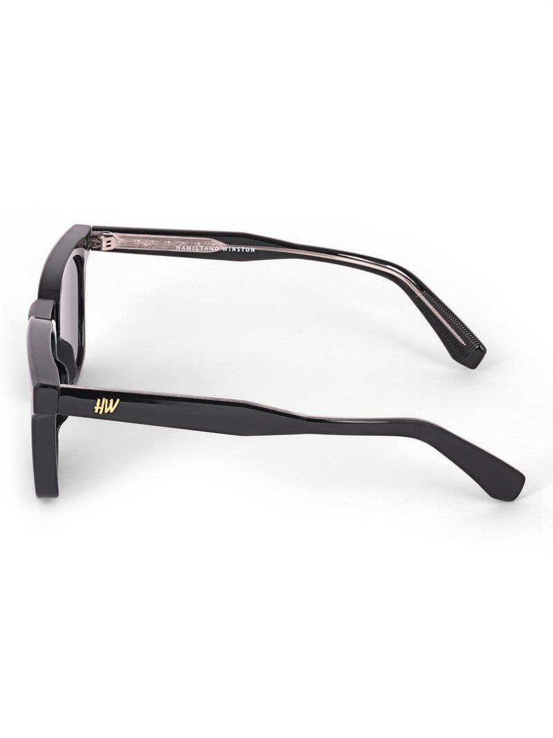 Black wayfarer mens sunglasses