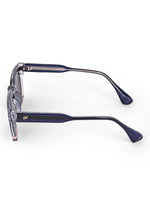Blue wayfarer mens sunglasses