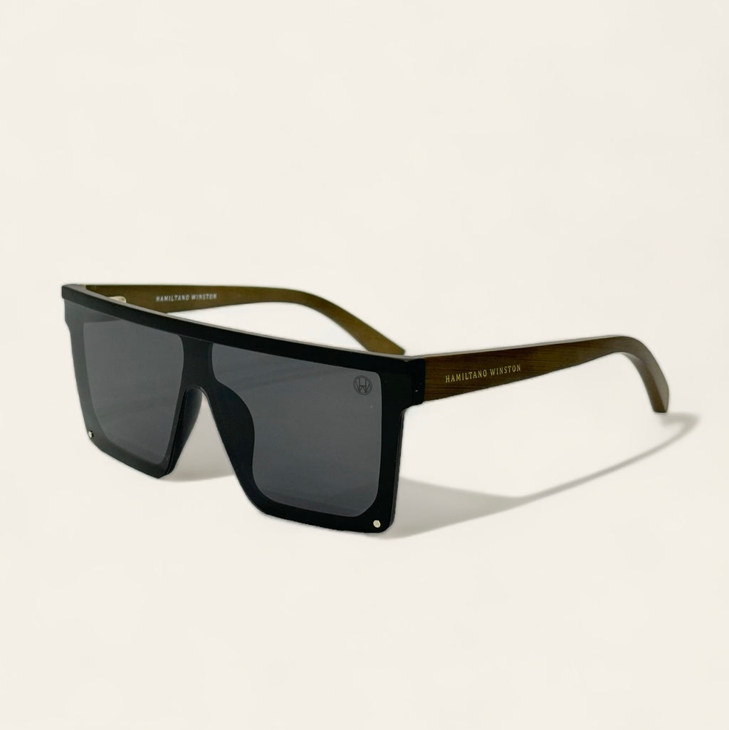 Men Rectangular UV Protected Sunglasses Black