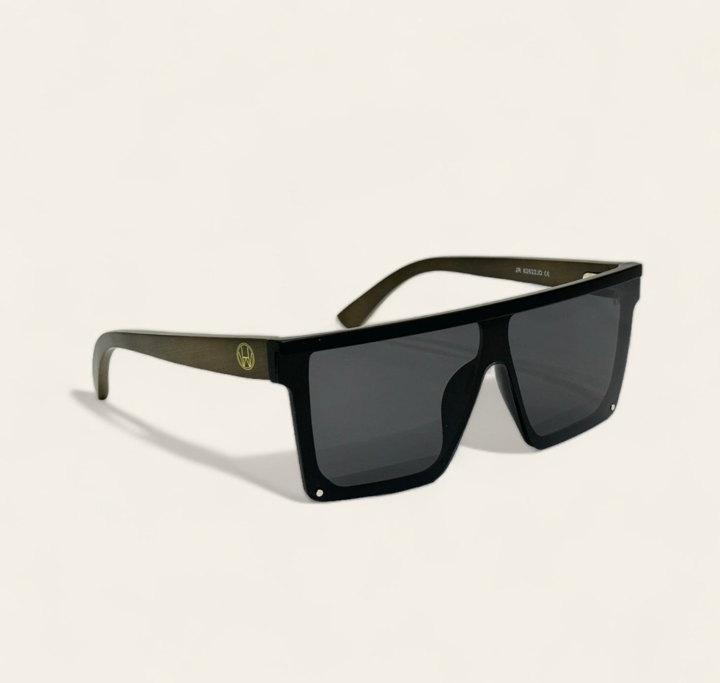 Men Rectangular UV Protected Sunglasses Black