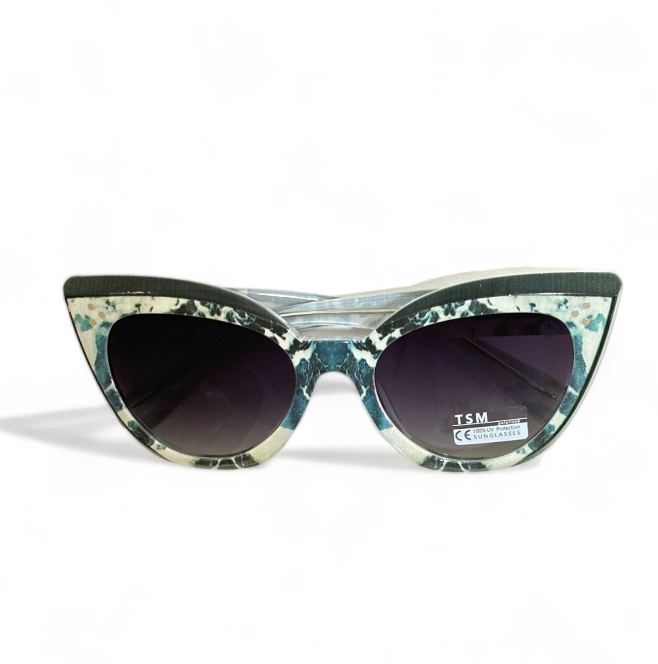 UV Protected Women Cat Eye Sunglasses Black
