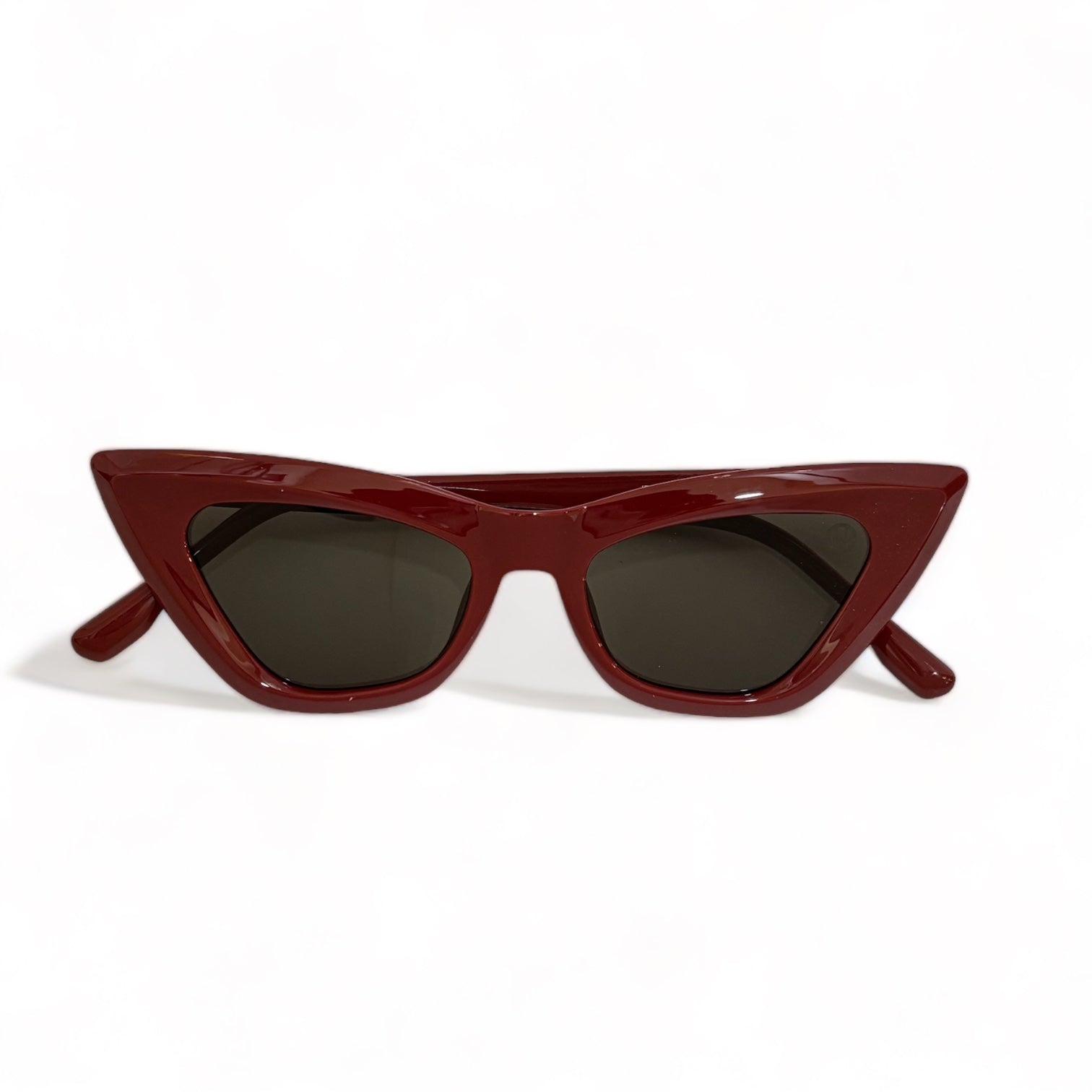Women UV Protected Cat Eye Sunglasses Red