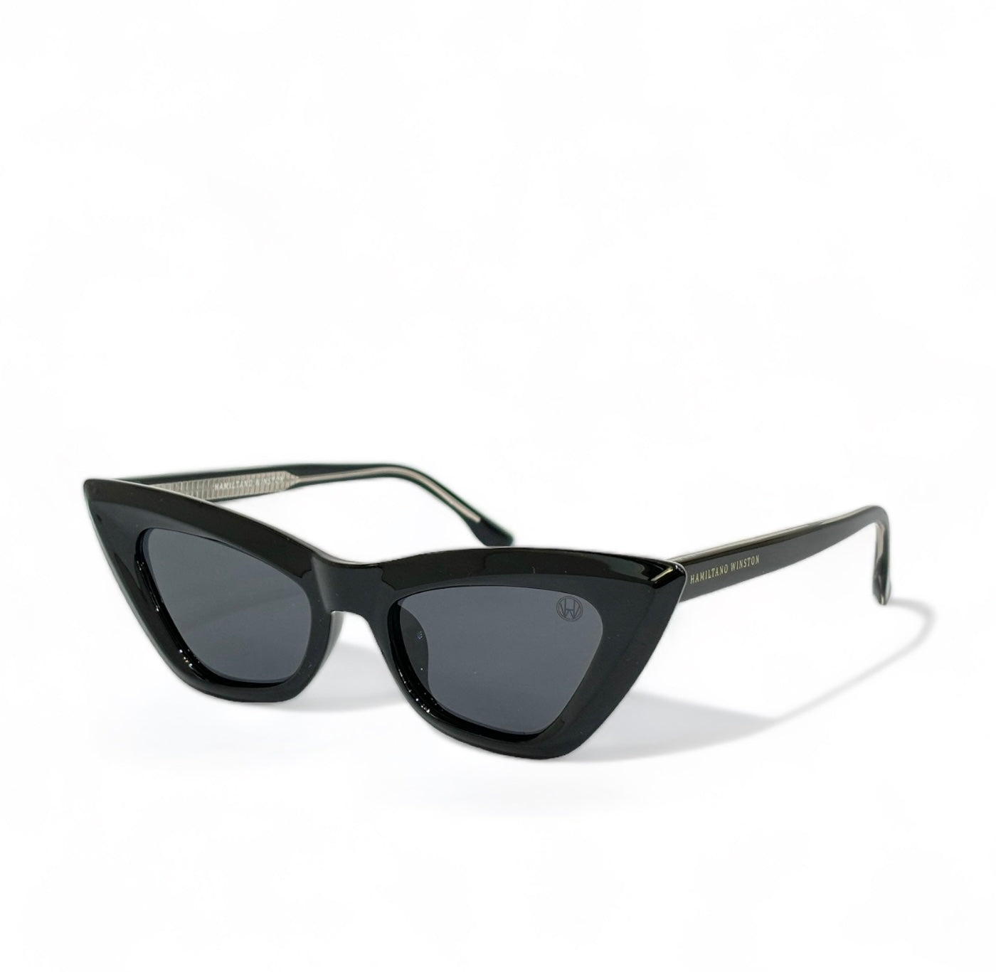 Women UV Protected Cat Eye Sunglasses Black