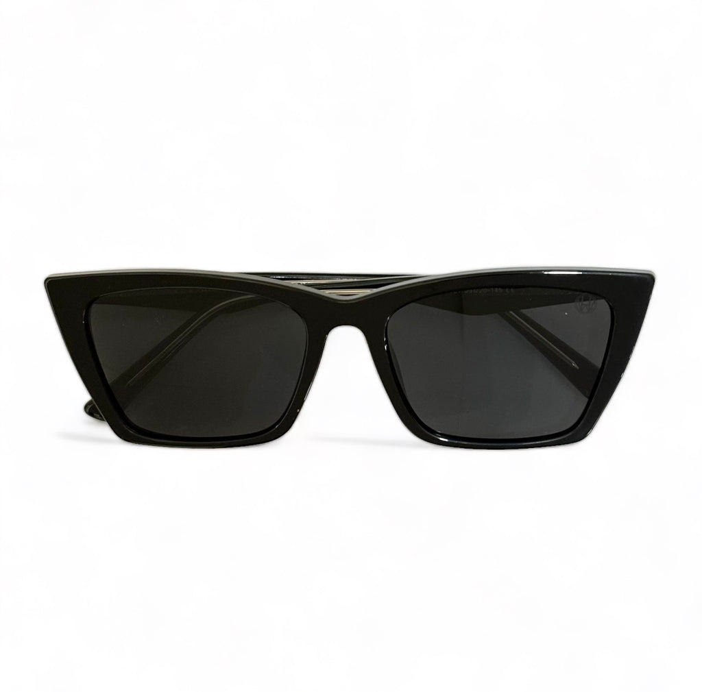 Women UV Protected Cat Eye Sunglasses Black