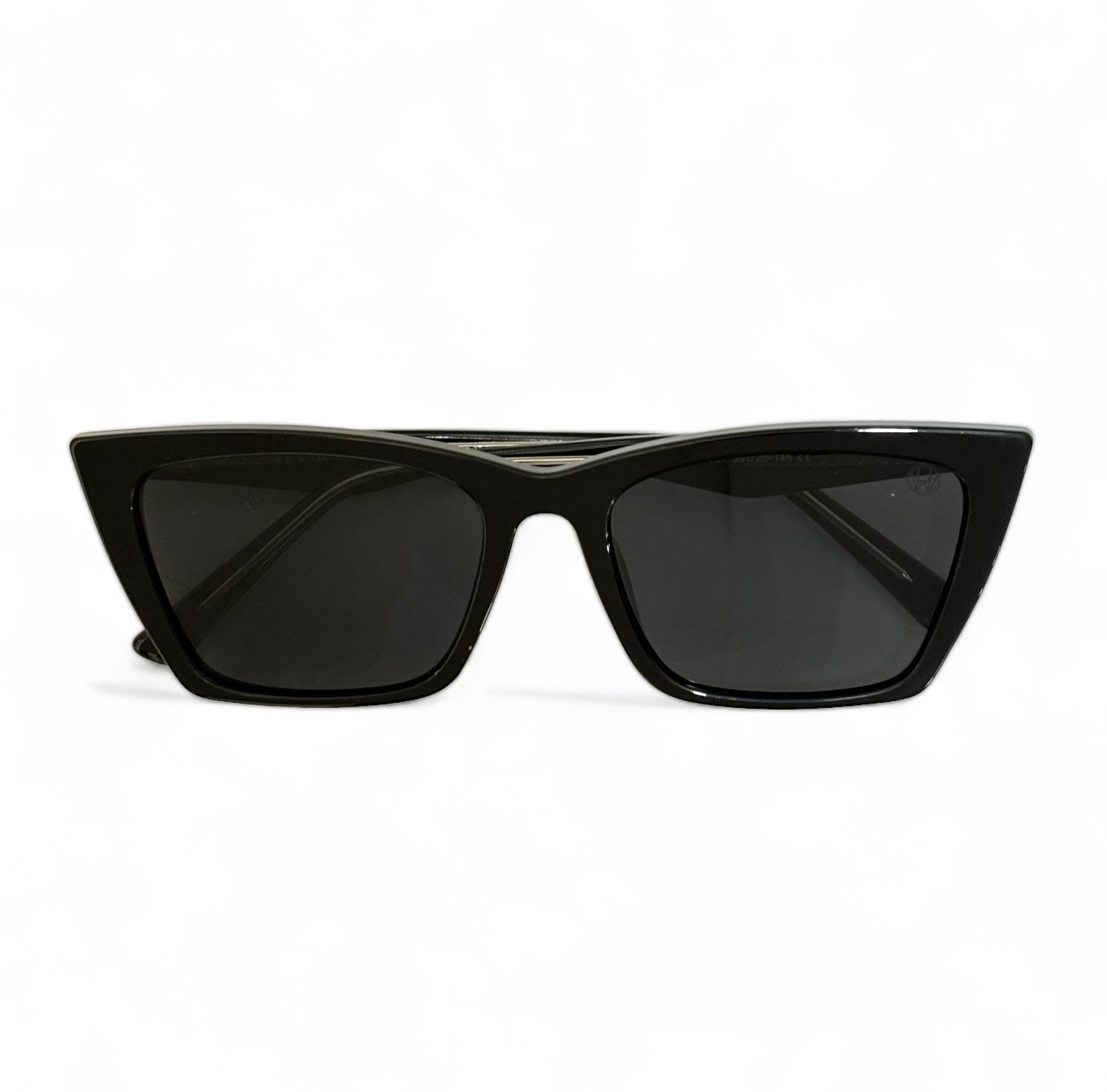 Women UV Protected Cat Eye Sunglasses Black
