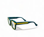 HW basic green wayfarer men's optical
