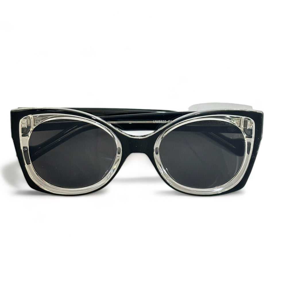 Women UV Protected Cat Eye Sunglasses Black