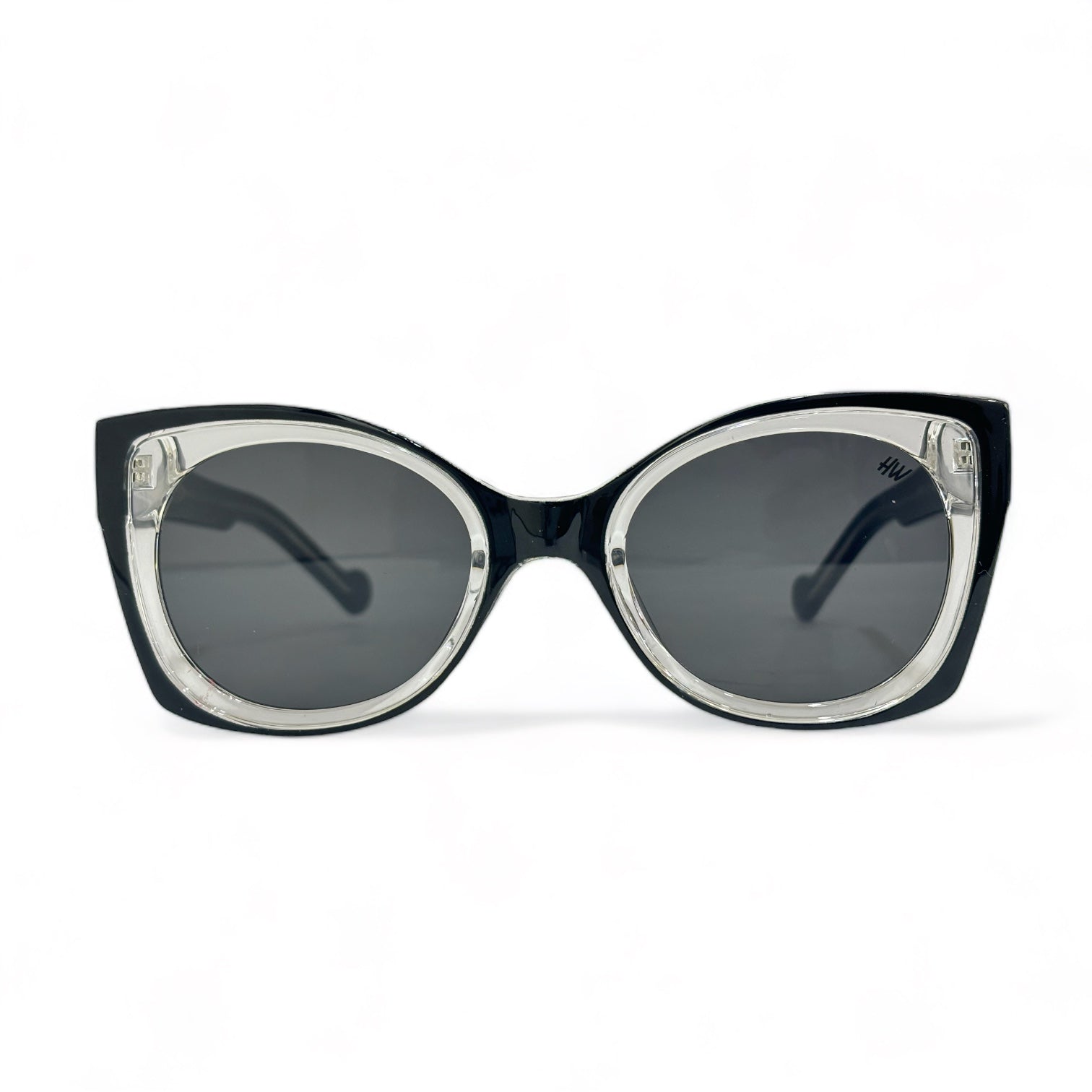 Women UV Protected Cat Eye Sunglasses Black