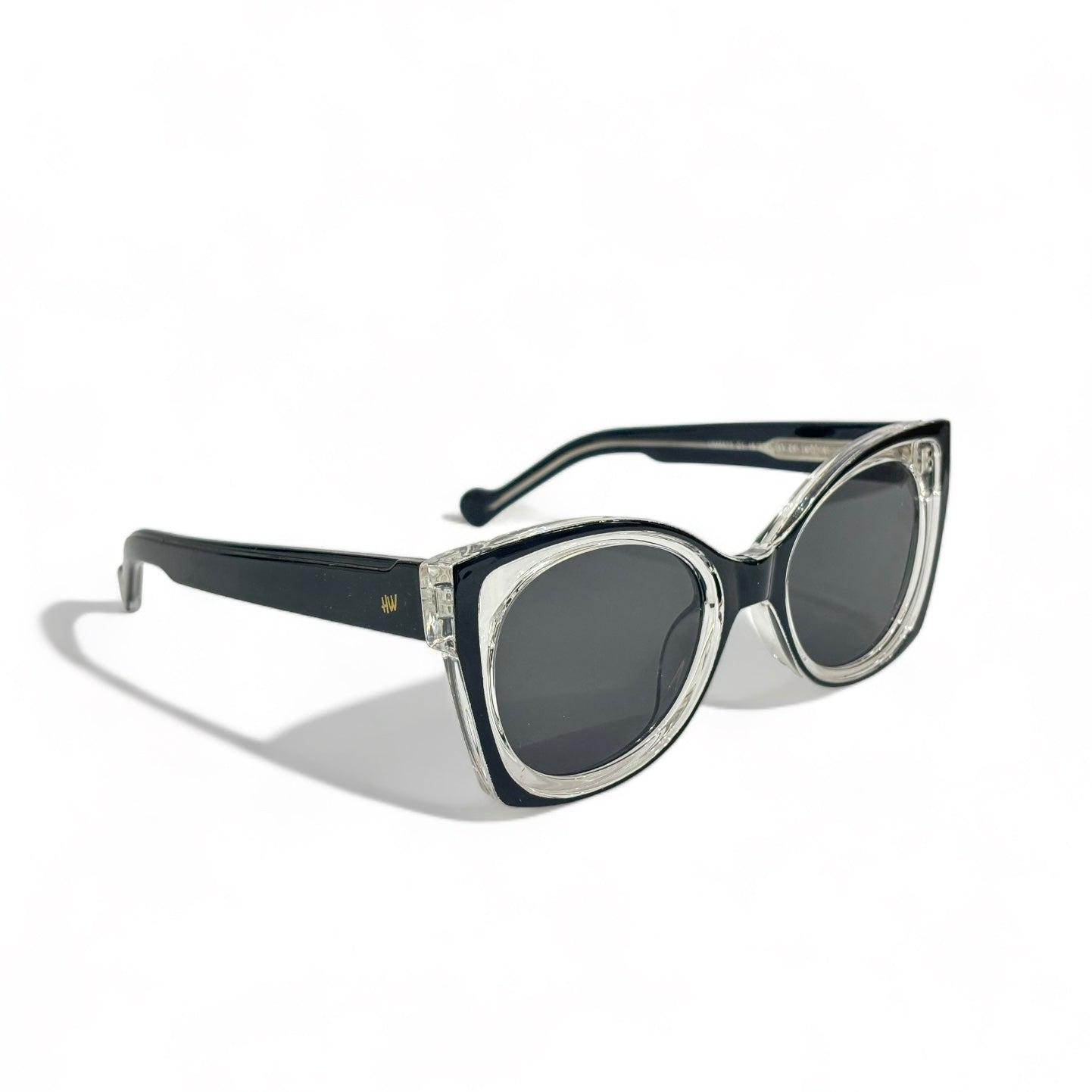 Women UV Protected Cat Eye Sunglasses Black