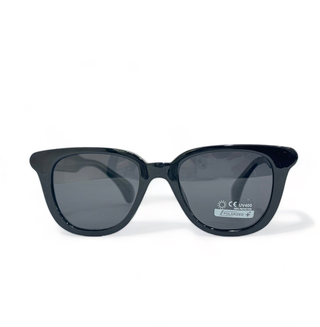 Women UV Protected Acetate Wayfarer Sunglasses Black