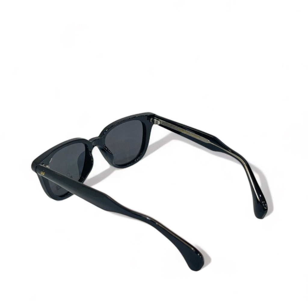 Women UV Protected Acetate Wayfarer Sunglasses Black