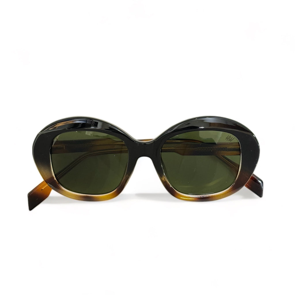 Women UV Protected Cat Eye Sunglasses Green