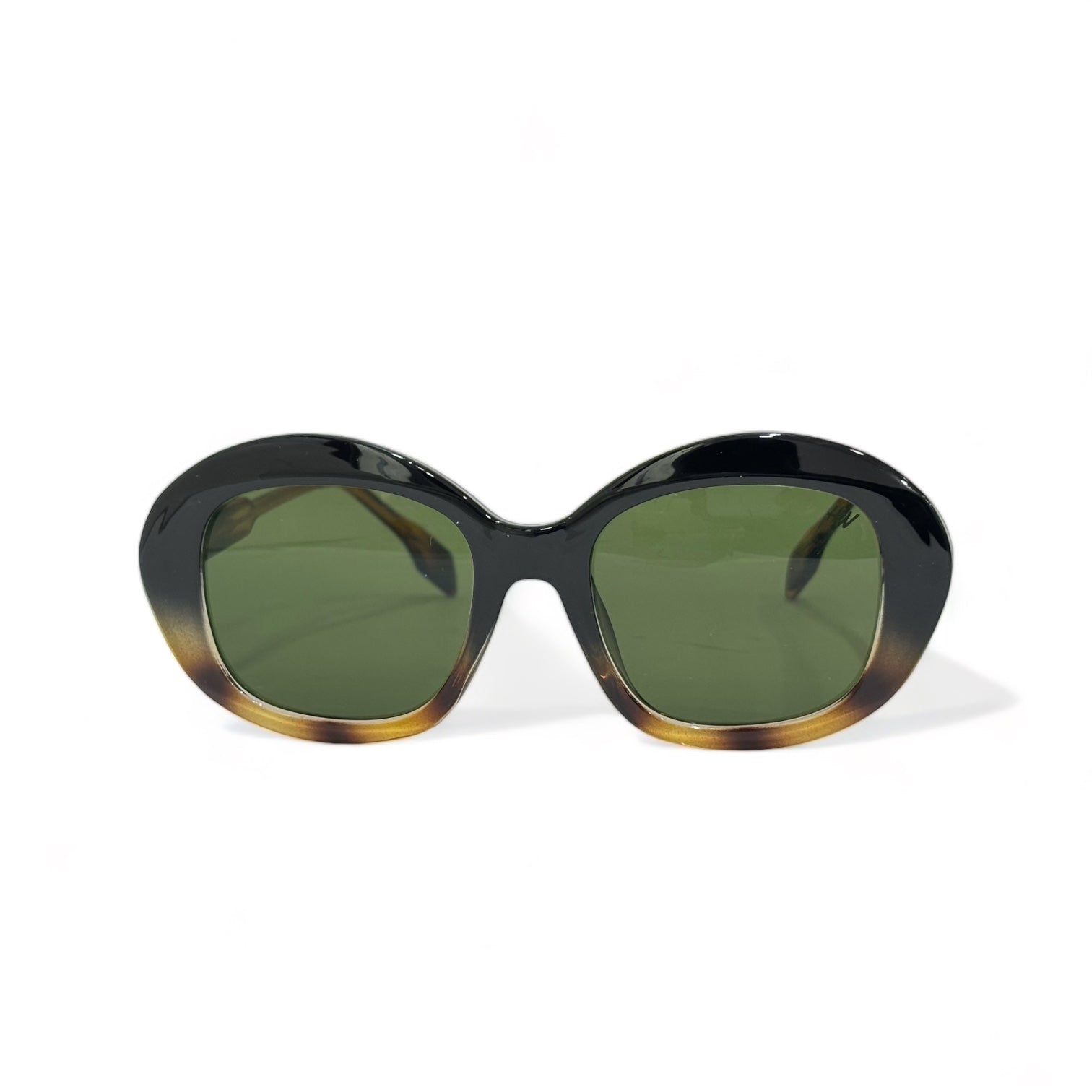 Women UV Protected Cat Eye Sunglasses Green