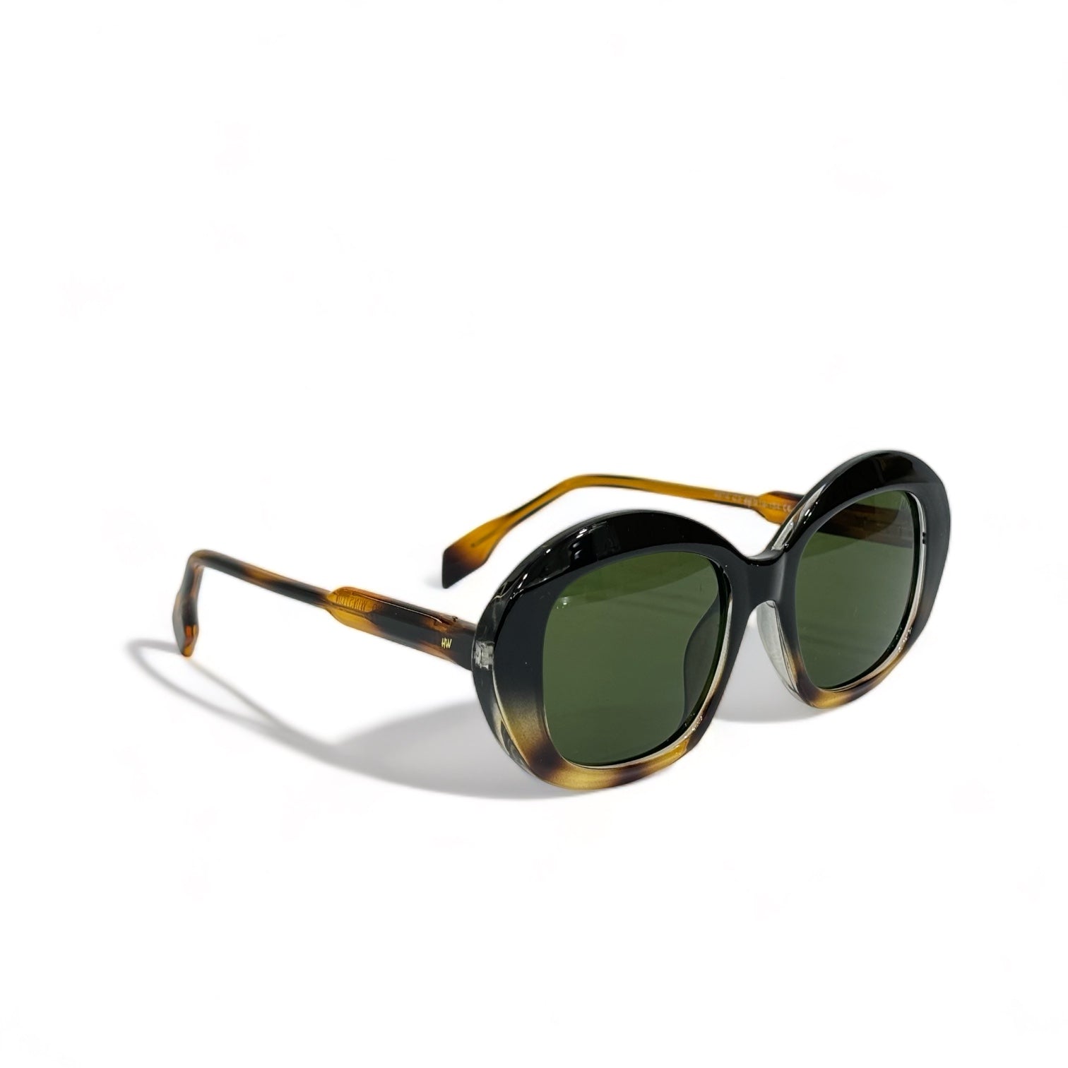 Women UV Protected Cat Eye Sunglasses Green