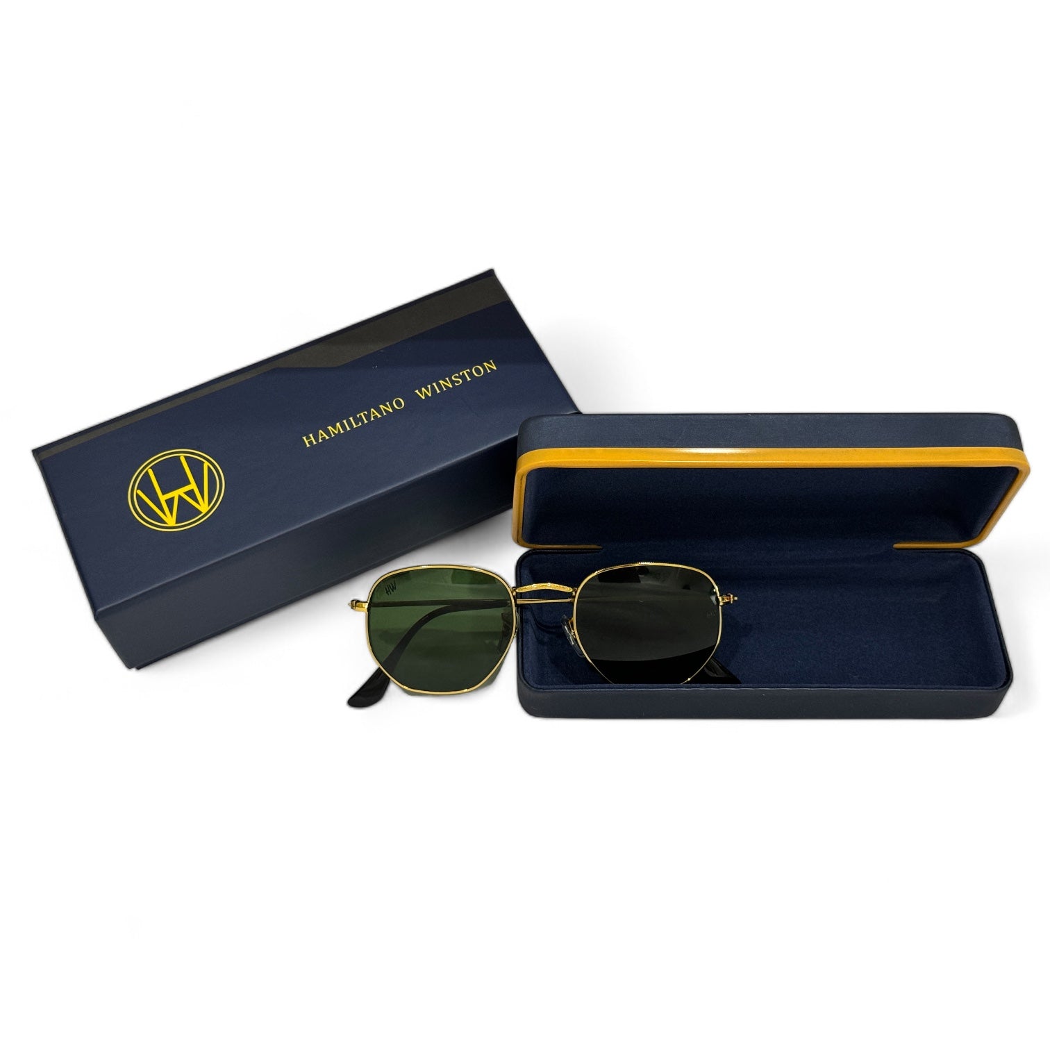 Men Hexagon UV Protected Sunglasses Gery