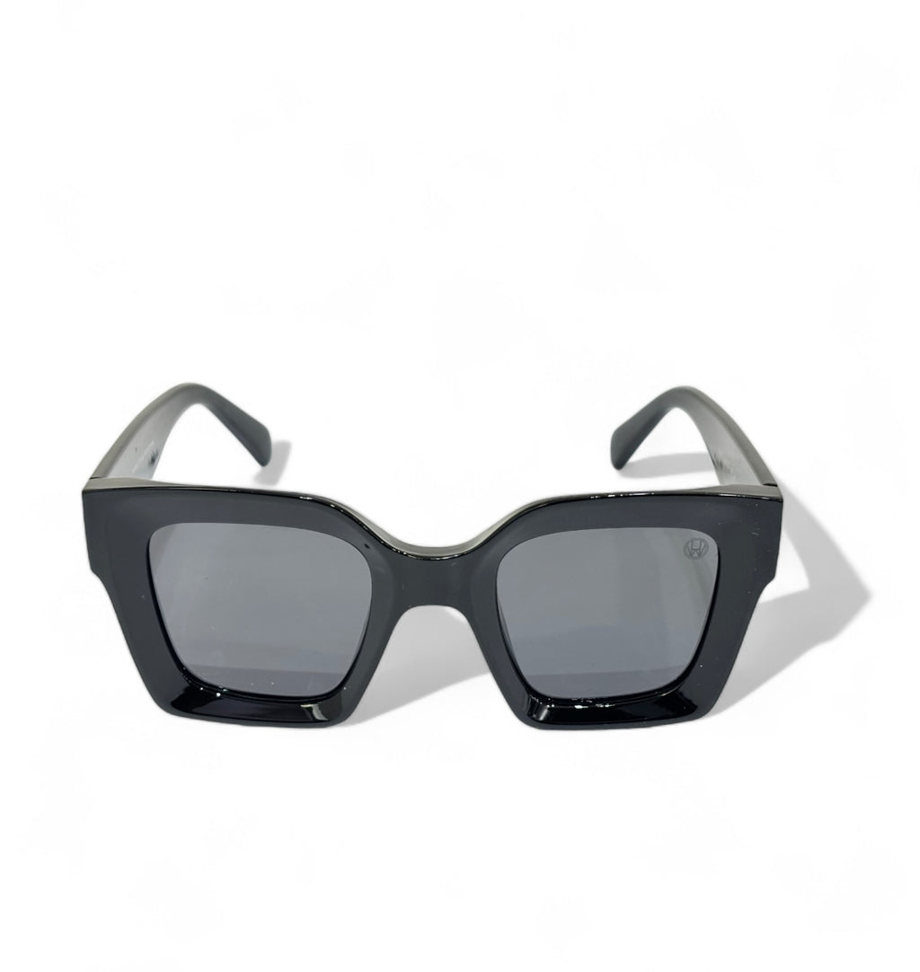 Oversize Square UV Protected Women Sunglasses Black